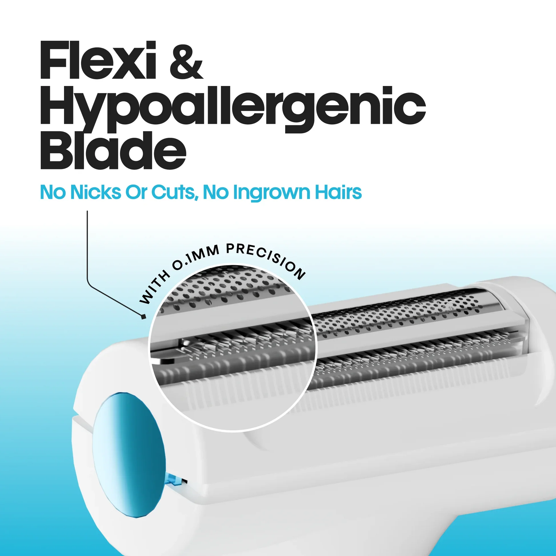 4-In-1 Slixy trimmer | Painless Electric Shaver for Women — Cordless Hair Removal Device