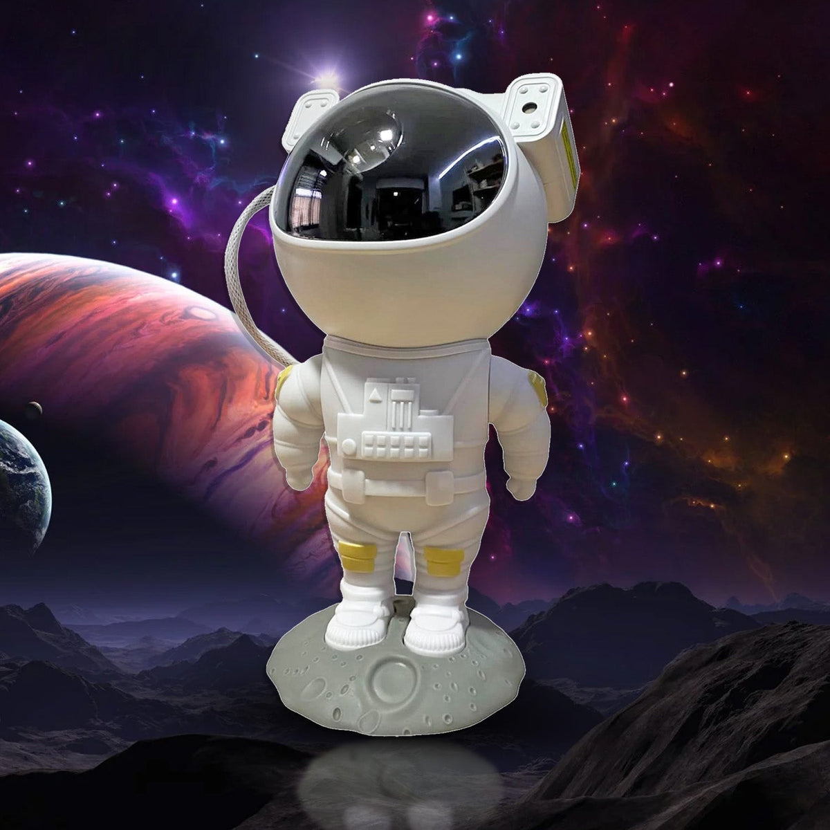 Astronaut Galaxy Projector – Starry Night Lamp | Play & Move