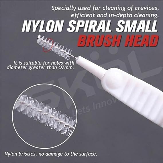 10 PCS SHOWER HEAD CLEANING BRUSH REUSABLE SMALL BRUSH PHONE HOLE ETC