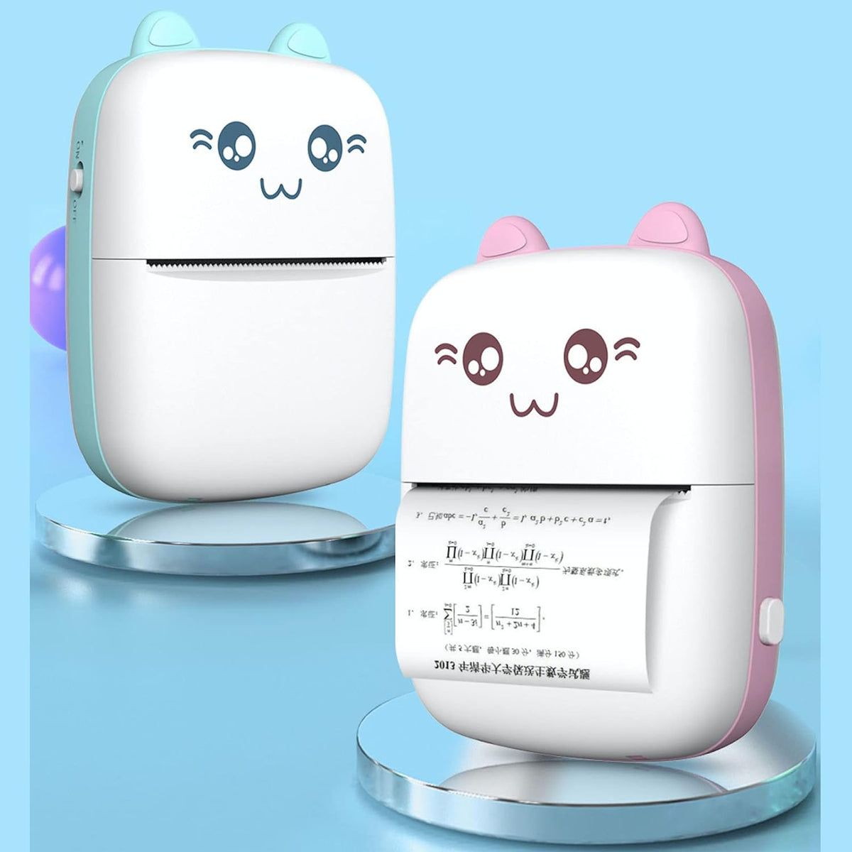 Pocket Mini Printer – Wireless Bluetooth Thermal Printer | Thermal Printer with 1 Roll of Print Paper
