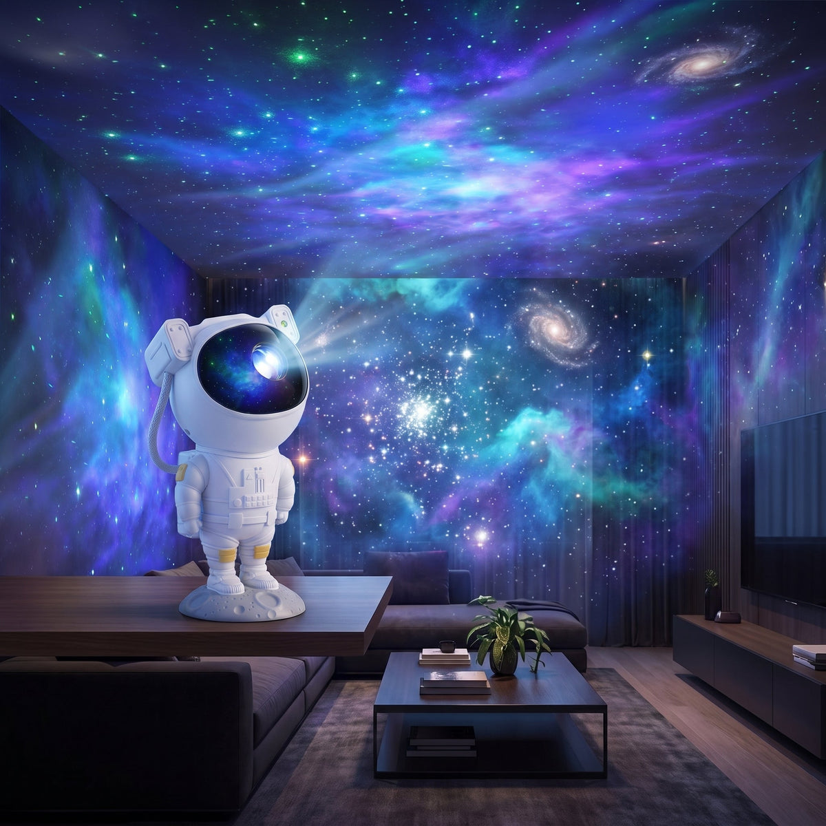 Astronaut Galaxy Projector – Starry Night Lamp | Play & Move