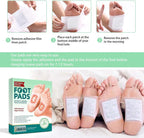 Deep Cleansing Foot Pads for Detox & Relaxation | Internal Toxin Removal, Pain Relief, Better Sleep & Circulation for Men & Women