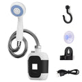New Function Waterproof Portable 2000mAh Shower Pump with Light Fahrenheit Display Ideal for Outdoor Camping