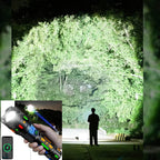 Long Range Rechargeable LED Flashlight Zoomable Torch – 2KM, Torch with a 40000 mah battery, for Hunting, Searching, Fishing, Exploring