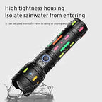 Long Range Rechargeable LED Flashlight Zoomable Torch – 2KM, Torch with a 40000 mah battery, for Hunting, Searching, Fishing, Exploring