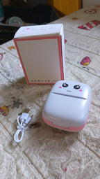 Pocket Mini Printer – Wireless Bluetooth Thermal Printer | Thermal Printer with 1 Roll of Print Paper
