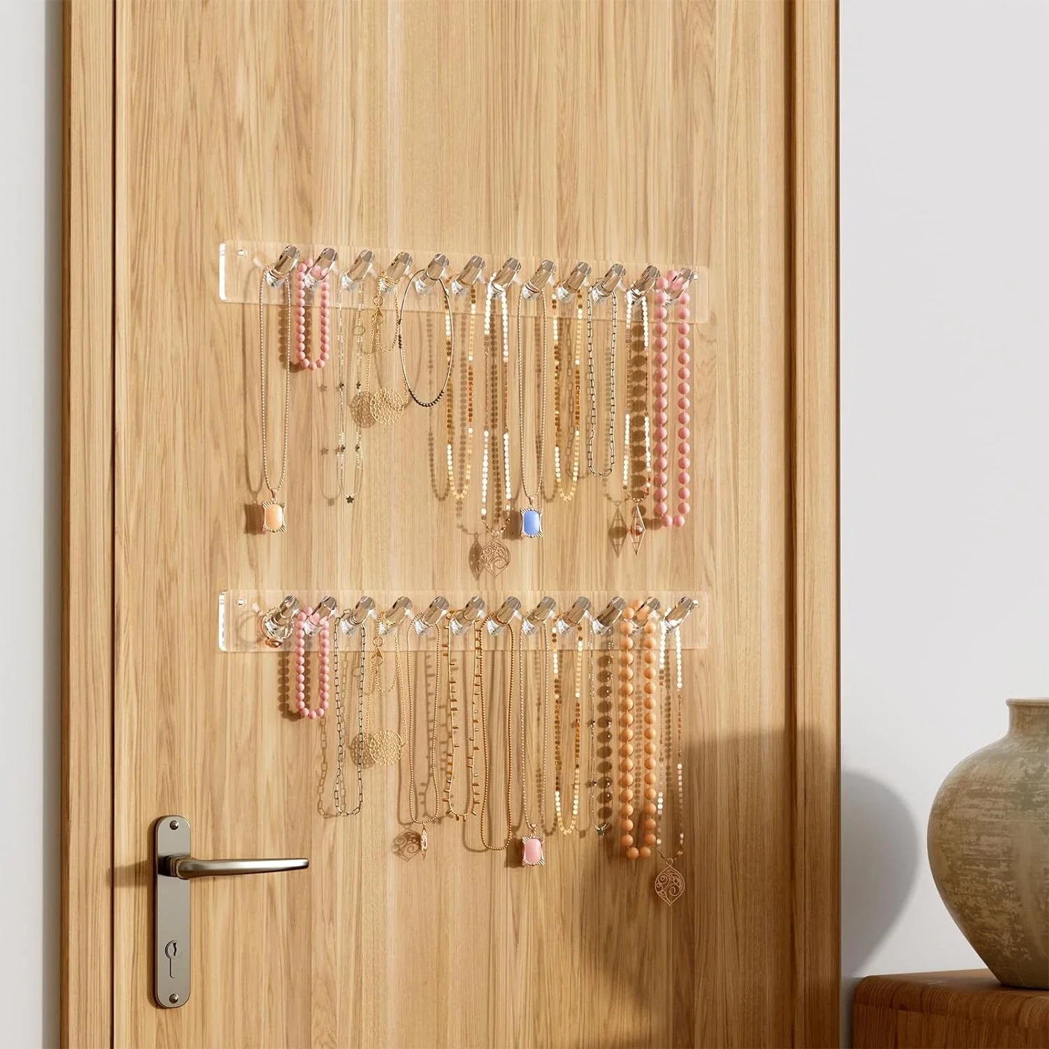Necklace Holder Wall Necklace Organizer, Pack OF 3