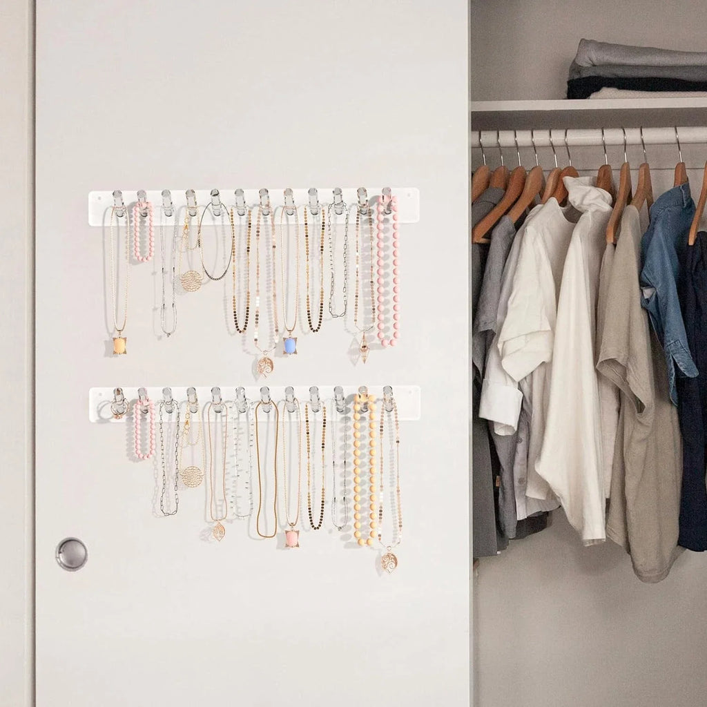 Necklace Holder Wall Necklace Organizer, Pack OF 3